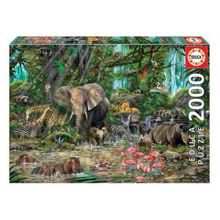 Educa 16013 2000 Parça Afrika Ormanı Puzzle