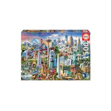 Educa 17670 1500 Parça Kuzey Amerika Sembolleri Puzzle