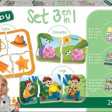 Educa 18123 3 in 1 Baby Set Puzzle