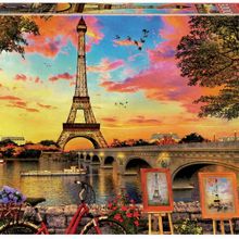 Educa 3000 Parça Paris'te Günbatımı Puzzle