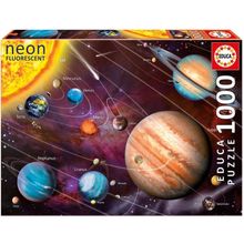 Educa Solar System Neon 1000 Parça Puzzle