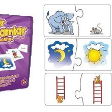Edukido Rakamlar Zıt Kavramlar EDU-1012 Mukavva Puzzle