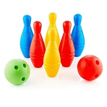 Edutoys Plastik 6 Adet Labut ve 1 Adet Topu Bowling Seti