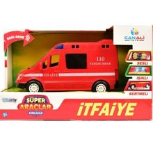 Edutoys Sesli Kırılmaz İtfaiye Arabası