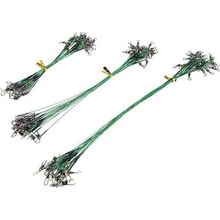 EFFE Yeşil Renk Çelik Tel Fırdöndülü Klipsli 10lu Paket HG2507 - 30 CM
