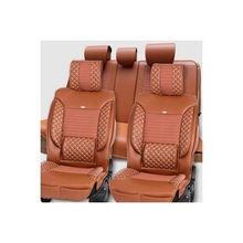 Egemenotoaksesuar Renault Megane 3 Lüks Deri Ön/Arka Set Tarçın Oto Koltuk Kılıfı