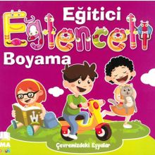 Eğitici Eğlenceli Boyama Çevremizdeki Eşyalar - kollektif
