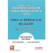 Eğitim Bankacılar İçin Unvanda Yükselme Sınavlarına Hazırlık Para ve Banka Bilgileri-Akademi Consulting Yayınları