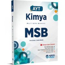 Eğitim Vadisi Yayınları AYT Kimya MSB Multi Soru Bankası Video Çözümlü
