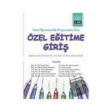 Eğitim Yayınevi Tüm Öğretmenlik Programları İçin Özel Eğitime Giriş