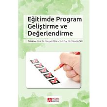 Eğitimde Program Geliştirme ve Değerlendirme - Pegem Akademi Yayıncılık