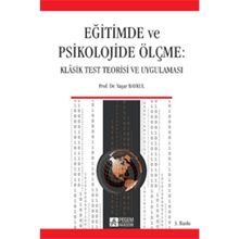 Eğitimde ve Psikolojide Ölçme - Yaşar Baykul