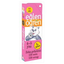 EĞLEN ÖĞREN - 1 (4-5 YAŞ) ZEKA GELİŞTİRİCİ 150 SORU-150 CEVAP - KOMISYON