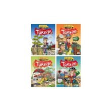 Eğlenceli Gezi Güzel Ülkem Türkiye 4 Kitap Set - Güzel Ülkem Türkiye 1-2-3-4 - Eğlenceli Bilgi Yayınları