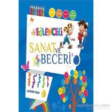 Eğlenceli Sanat ve Beceri Lacivert Kitap 5 Yaş - Parıltı Komisyon Heyet-Kurul-Komisyon