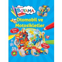 Eğlendiren Boyama - Otomobil ve Motosikletler - Parıltı Komisyon
