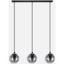 Eglo Ariscani Modern 3'lü Cam Yuvarlak Şapkalı Avize