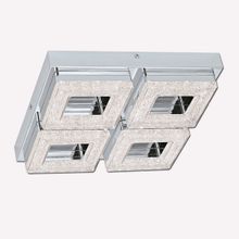 Eglo Fradelo 4 W Ledli Led Duy 4 Adet Gümüş Yuvarlak Sıvaüstü Spot