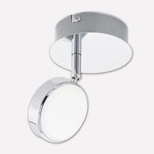 Eglo Salto 5.4 W Ledli Led Duy 1 Adet Gümüş Yuvarlak Sıvaüstü Spot