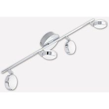 Eglo Salto 5.4 W Ledli Led Duy 4 Adet Gümüş Yuvarlak Sıvaüstü Spot