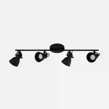 Eglo Seras 3 W Siyah Gu10 4'lü Sıva Üstü Led Spot