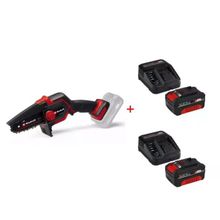 Einhell GE-PS 18/15 Li BL Solo Akülü Zincirli Budama Testeresi + 2x4 Ah Starter Kit Akü