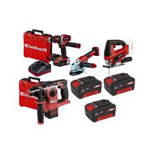 Einhell KİT8 Li-ion Akülü Kırıcı Delici + Taşlama + Dekupaj + Darbeli Matkap Seti