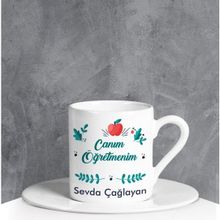 Ejoya 90662 Kişiye Özel Canım Öğretmenim Türk Kahvesi Fincanı