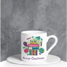 Ejoya 90665 Kişiye Özel En İyi Öğretmen Türk Kahvesi Fincanı