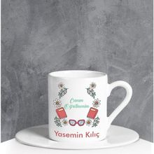 Ejoya 90668 Kişiye Özel Canım Öğretmenim Türk Kahvesi Fincanı