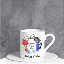 Ejoya 90674 Kişiye Özel Öğretmenler Günü Türk Kahvesi Fincanı