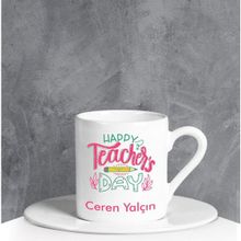 Ejoya 90676 Kişiye Özel Teachers Day Türk Kahvesi Fincanı