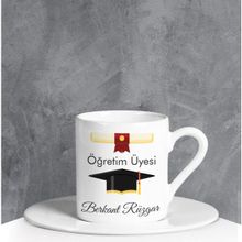 Ejoya 90694 Kişiye Özel Öğretim Üyesi Türk Kahvesi Fincanı