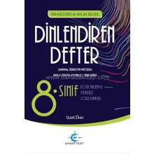 Eker Test 8. Sınıf Din Kültürü Ve Ahlak Bilgisi DİNlendiren Defter - İzzet Eker