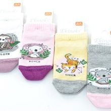 Ekinoks 4'lü Tylra Koala Desenli Kız Çocuk Patik Çorap