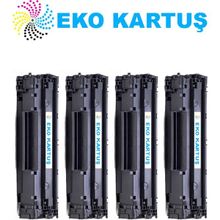 Eko Kartuş Canon CRG712 Ekonomik Avantajlı 4'lü Paket Muadil Toner