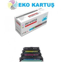 Eko Kartuş Hp CE712A (CE740-CE741-CE742-CE743) Set Muadil Toner