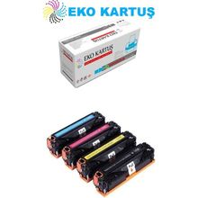 Eko Kartuş Hp CF386A (CC530A-CC531A-CC532A-CC533A) Set Muadil Toner