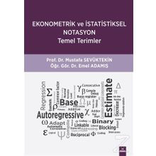 Ekonometrik ve İstatistiksel Notasyon Temel Terimler - Mustafa Sevüktekin