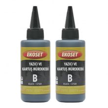 Ekoset Hp Tanklı Yazıcılar Uyumlu Siyah 200 ml Mürekkep