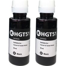 Ekoset Hp Tanklı Yazıcılar Uyumlu Siyah 2x90 ml Mürekkep