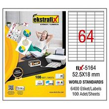 Ekstrafix Fix-5164 Lazer Etiket