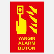 Ekstrafix YF070 12x25 cm Fosforlu Yangın Alarm Butonu