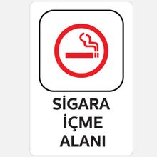 Ekstrafix YUL-431 25x35 cm Sigara İçme Alanı