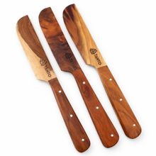 El Yapımı Ahşap Bıçak – Tekli Doğal Ahşap Sürme Bıçağı, Peynir, Tereyağı ve Reçel Servisi İçin Kahvaltı Bıçağı | Tanto Bushcraft (Tekli Ürün)