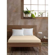 Elart Fıtted (Lastikli) Çarşaf Tek Kişilik Cappuccıno - Krem - 100 x 200 cm