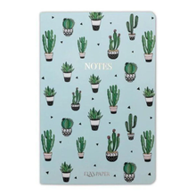 Ela's Paper Kaktüs Mavi Notebook Defter