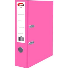 Elba Geniş Plastik Pembe Büro Klasör