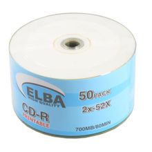 Elba Printable CD-R 700Mb 80dk 56x 50'li Shrink Boş CD