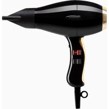 Elchım 3900 Healthy Ionic Dryer, Profesyonel Saç Kurutma Makinesi - Siyah - Gold